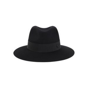 MAISON MICHEL Fedoras Women BLACK Caps & Hats